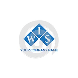 WIS letter logo design on WHITE background. WIS creative initials letter logo