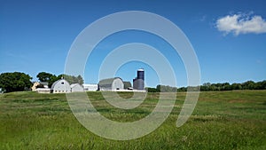 Wisconsin Farm Scene in Kenosha County