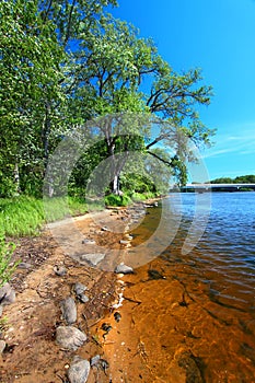 Wisconsin River Landscape Portage