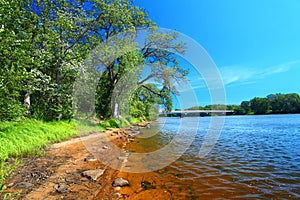 Wisconsin River Landscape Portage