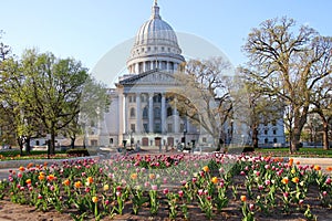 Wisconsin State Capitol building, National Historic Landmark.