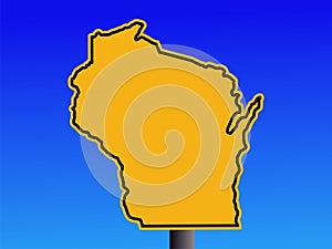 Wisconsin warning sign photo