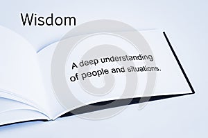 Wisdom Concept