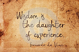 Wisdom is Leonardo photo