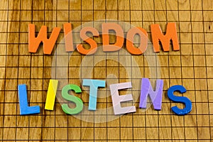 Wisdom listens god elderly senior people teaching education