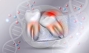 Wisdom tooth and inflamed gums