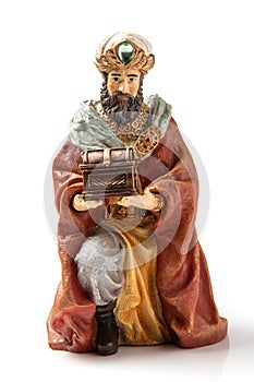 Wise King Ceramic Figurine