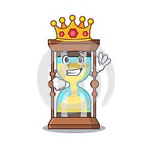 A Wise King of chronometer mascot design style