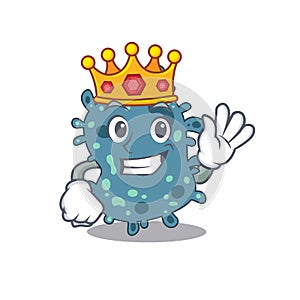 A Wise King of rickettsia mascot design style photo