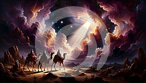 The Wise Men\'s Guiding Star: Mystical Journey of the Three Kings