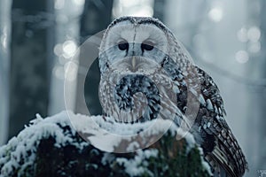 Wise and mysterious owl, exploring the beauty and symbolism of these nocturnal creatures, a glimpse into the