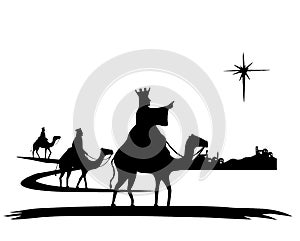 Wisemen Travel to Bethlehem