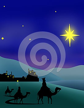 Wisemen Travel to Bethlehem