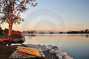Wiser lake and mount Baker