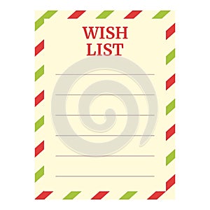 Wish list checkbox icon cartoon vector. Online store roster
