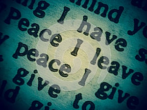 Wish of peace