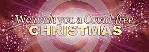 We wish you a Covid-free Christmas Web Banner