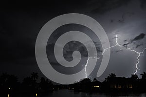 Wishbone lightning strike