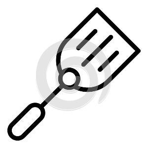 Wisk spatula icon outline vector. Cooking kitchen