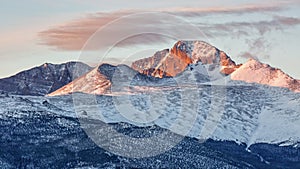 Longs Peak Spring Sunrise