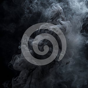 Wisps of Smoke on Dark Background