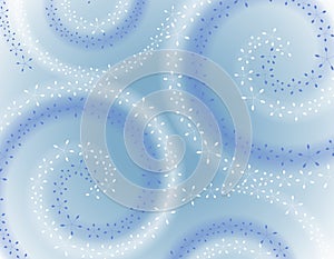 Wispy Soft Blue Spring Background