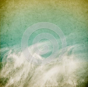 Wispy Vintage Clouds photo