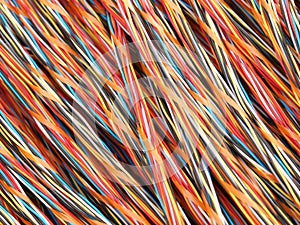 Wisted copper wires