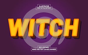 Witch Bold Text Style Effect