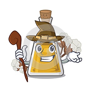 Witch cottonseed oil in the cartoon shape photo