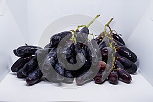 Witch grapes, moon drops, grapes or sweet sapphires picked from the garden fresh.