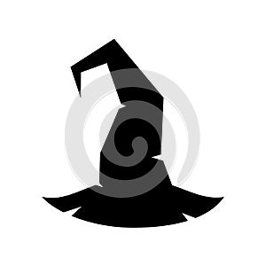 Witch hat vector icon