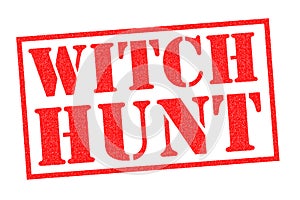 WITCH HUNT Rubber Stamp