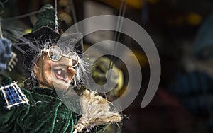 Witch puppet