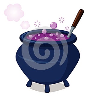 Witch's cauldron photo