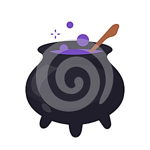 Witch's Poison Cauldron. Scary Devil's Cauldron Halloween Decoration