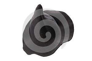 Witch wool hat isolated on white background