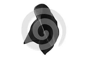 Witch wool hat isolated on white background