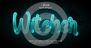 Witcher text effect style template