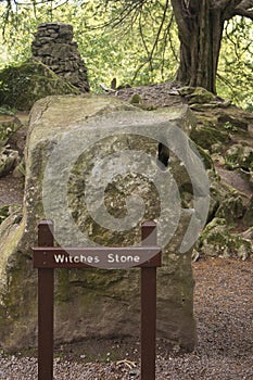 Witches Stone at the Rock Close, Blarney Castle and Grounds
