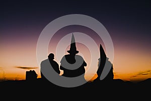 Witches at sunset in Brazil