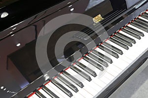 Wite and black piano keys, adobe rgb