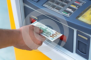 Withdraw money from ATM