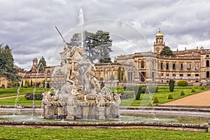 Witley Court and Fountain, Worcestershire, England.