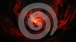 Menacing Vortex: A Swirling Threat in a Desolate Cityscape photo