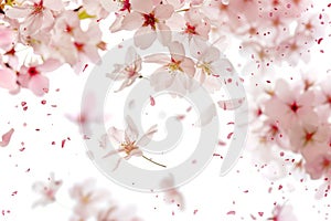 Sakura Bliss: Cherry Blossoms Falling photo