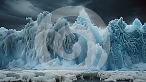 Witness the impact: melting glaciers in stunning visual commentary on global warming