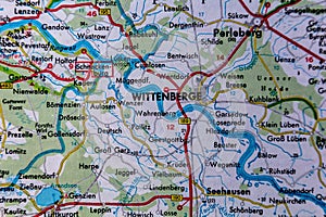 Wittenberge, Germany, on a road m