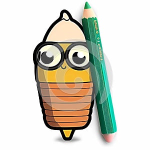 Witty Pencil, Made with Generative AI