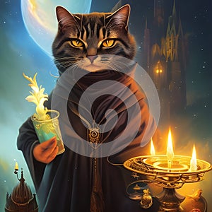 Wizard cat